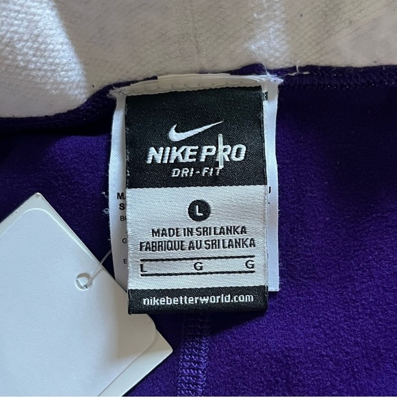 Nike Girl’s Pro Warm Mezzo Waistband Dri-Fit Tights - Picture 5 of 7
